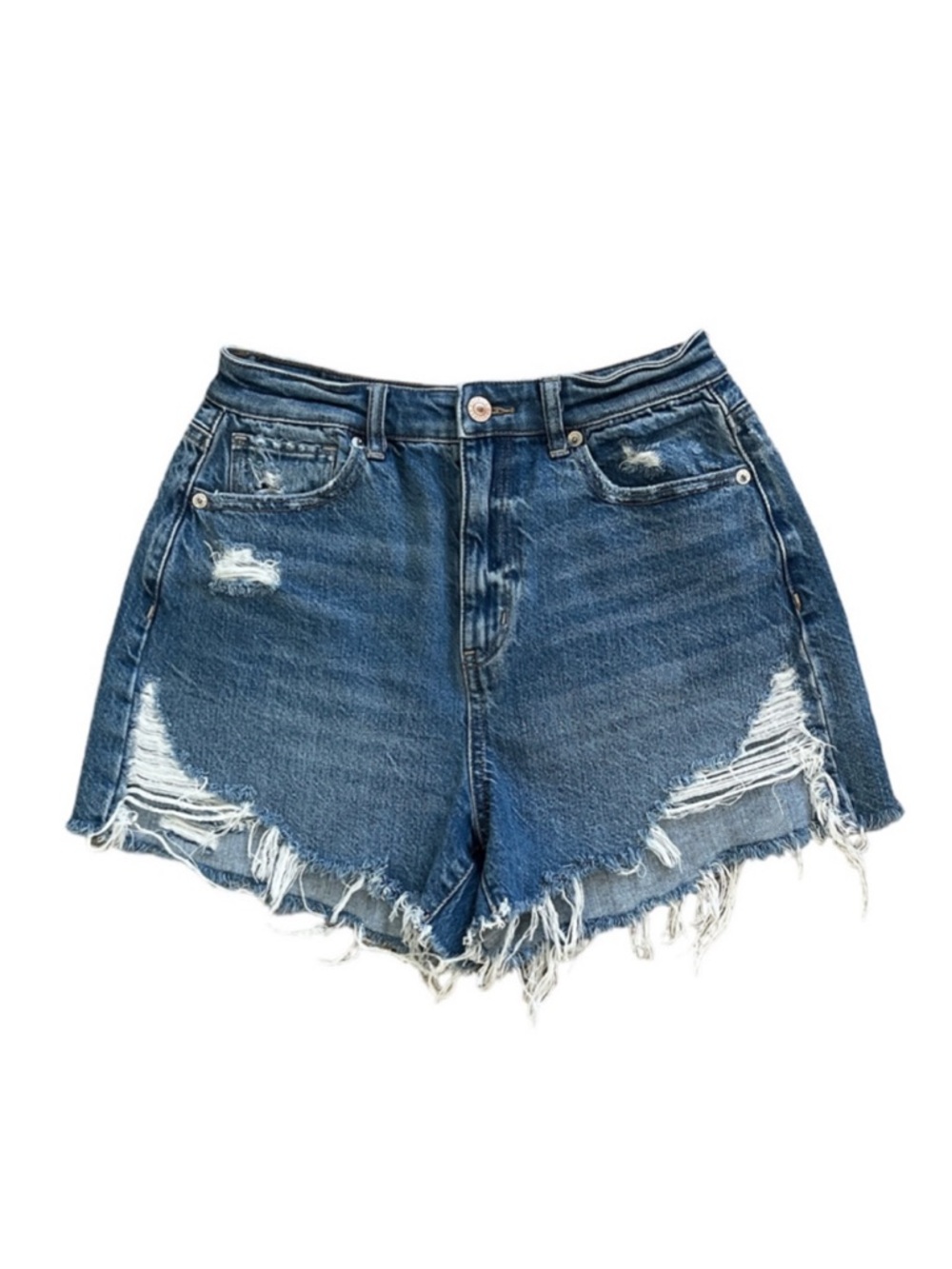 American Eagle Distressed Jean Shorts Size 4